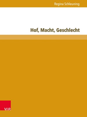 cover image of Hof, Macht, Geschlecht
